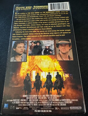 (未使用･未開封品)Outlaw Justice [VHS] [Import] Outlaw Justice (VHS, 1999)- Kris Kristofferson, Willie