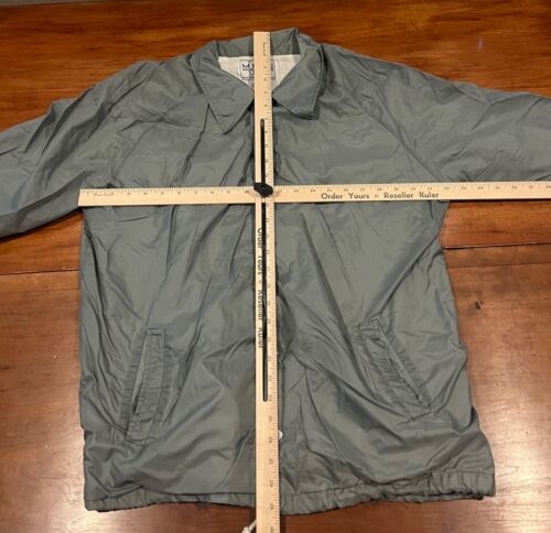Vintage 90s The Men’s Store Sears L Gray Jacket Wind Breaker - Picture 2 of 5