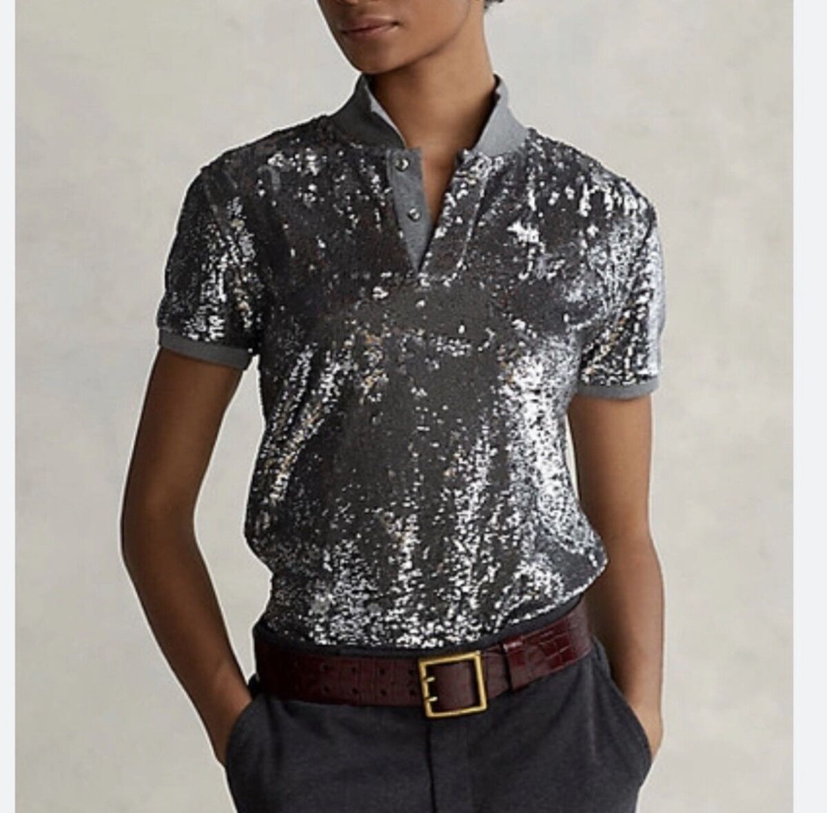 Ralph Lauren Polo Sequined Mesh Polo Shirt NWT Size XXS | eBay Ralph Lauren Polo Sequined Mesh Polo Shirt NWT Size XXS | eBay