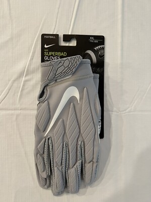 Nike Superbad 5.0 MagniGrip Football Gloves Wolf Grey/White CJ9339