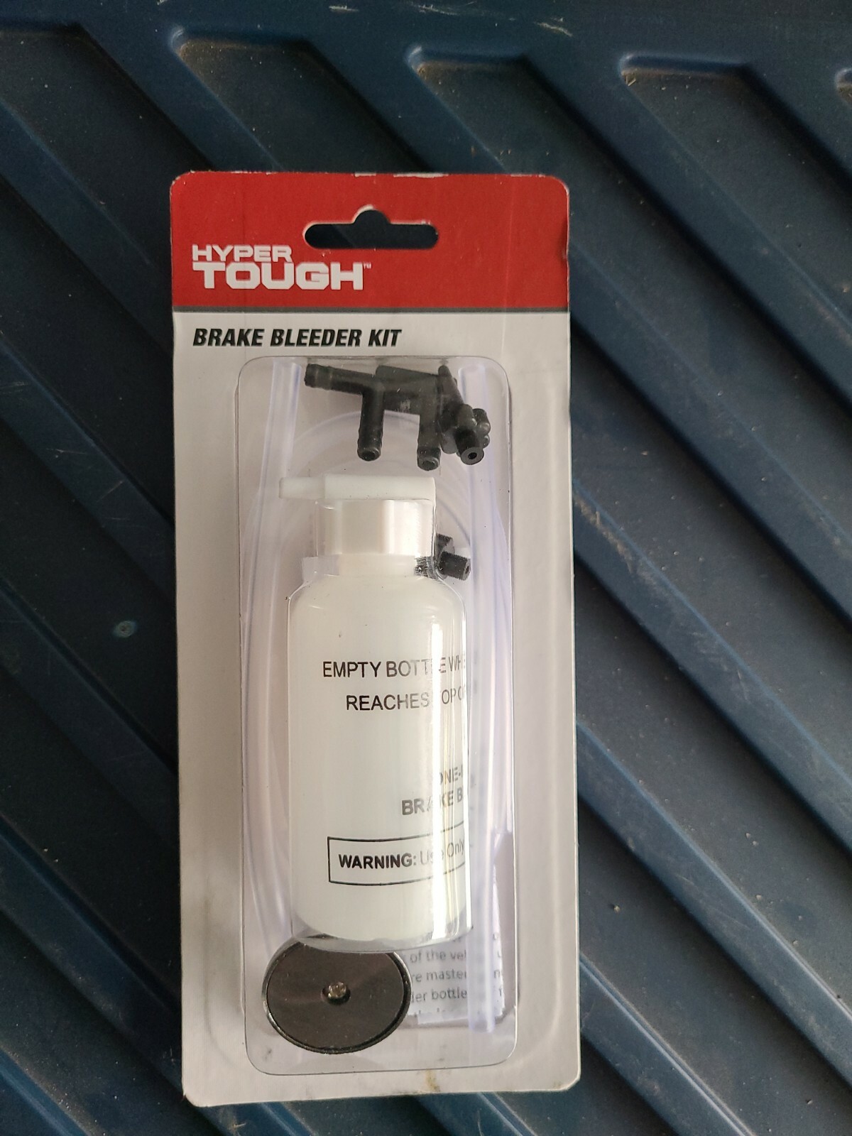 Hyper Tough AUTOMOTIVE BRAKE BLEEDER KIT One Man Operation Tool w/ Strong eBay