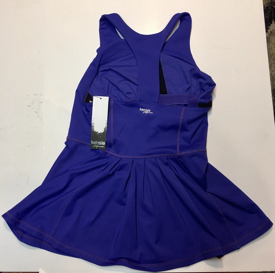 Top de Entrenamiento Kensie Performance Talla S Púrpura Azulado Ligero Nuevo Foto 3 de 3