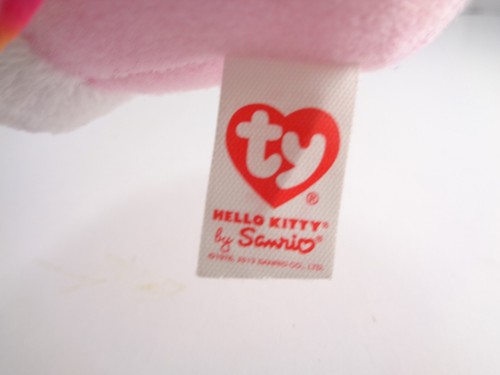 Hello kitty Ty Rainbow Dress Plush Stuffed Animal Toy Doll Sanrio Soft 6" - Picture 4 of 5