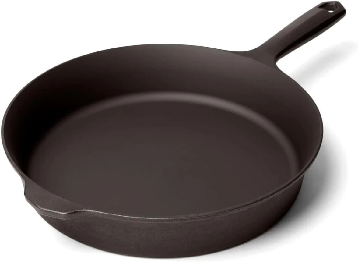 10-Inch Preseasoned Cast Iron Skillet - Lightweight, Nonstick, Vintage Design