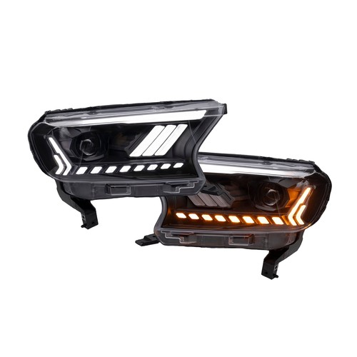 2015-2021 Ford Ranger / Everest 'Mustang Style' Sequential LED Headlights - Picture 2 of 4