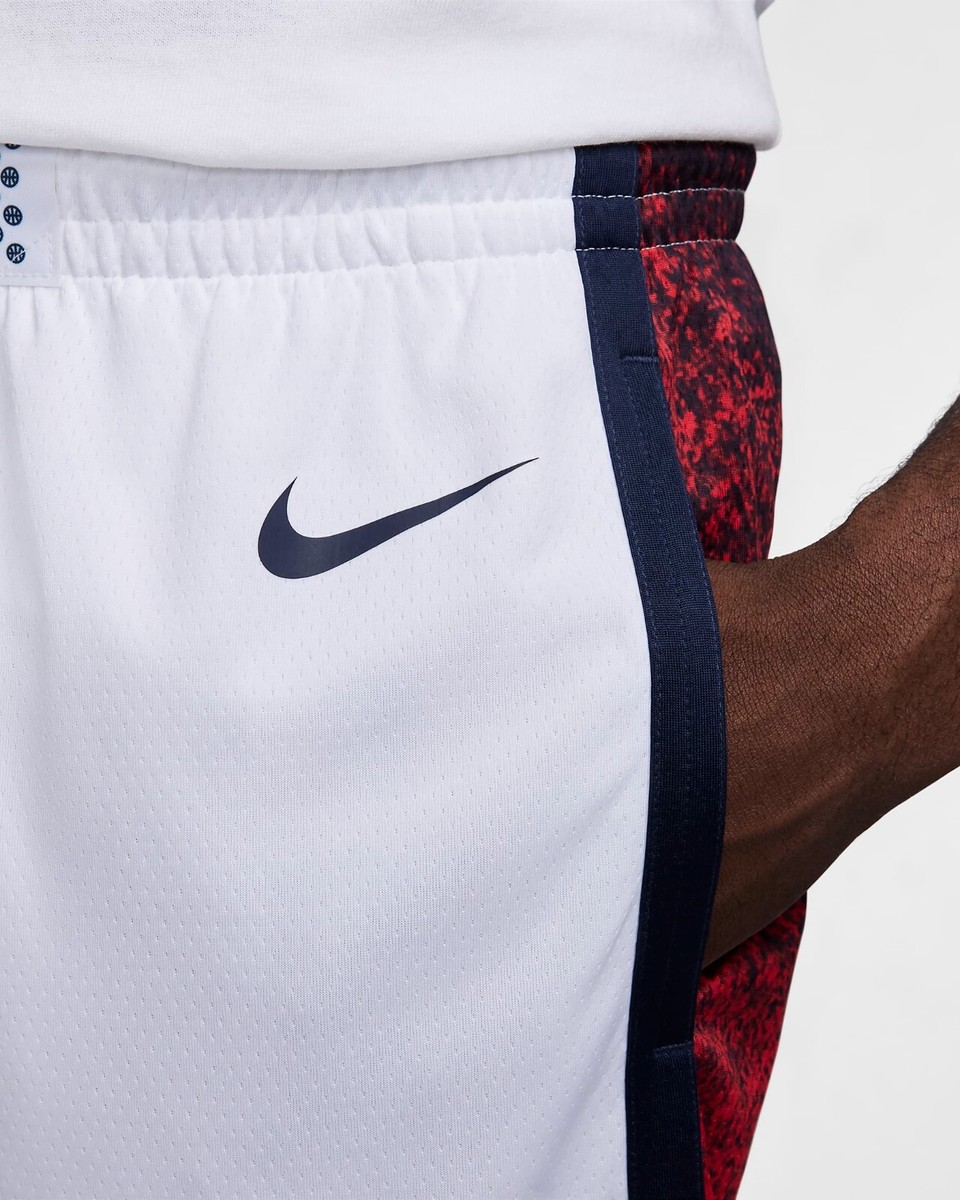ウェア Nike Dry-Fit USA Basketball Shorts 2024 Shorts Nike USA Basketball Limited Road 2024 Obsidian-White