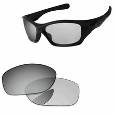 Lenslog Transition Photochromic Polarized Replacement Lens For-Oakley Pit Bull