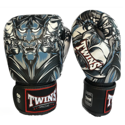 Twins Special Boxing Gloves Leather Muay Thai Fancy Fbgvl3-58 Grey