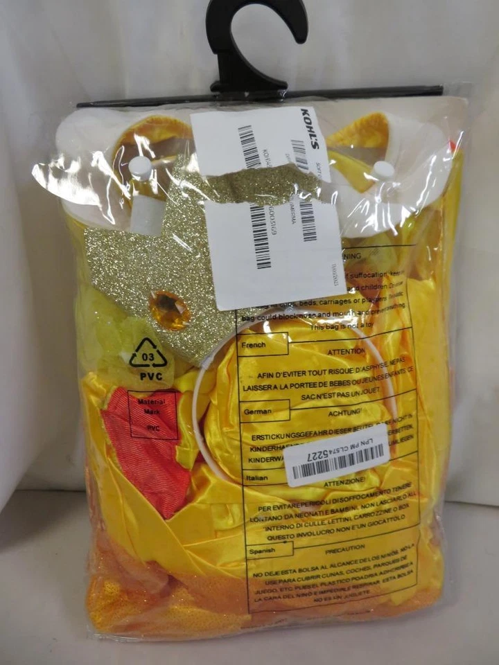 Leg Avenue Girasol Princesa Halloween Disfraz Amarillo Vestido Corona Talla Grande Foto 2 de 3