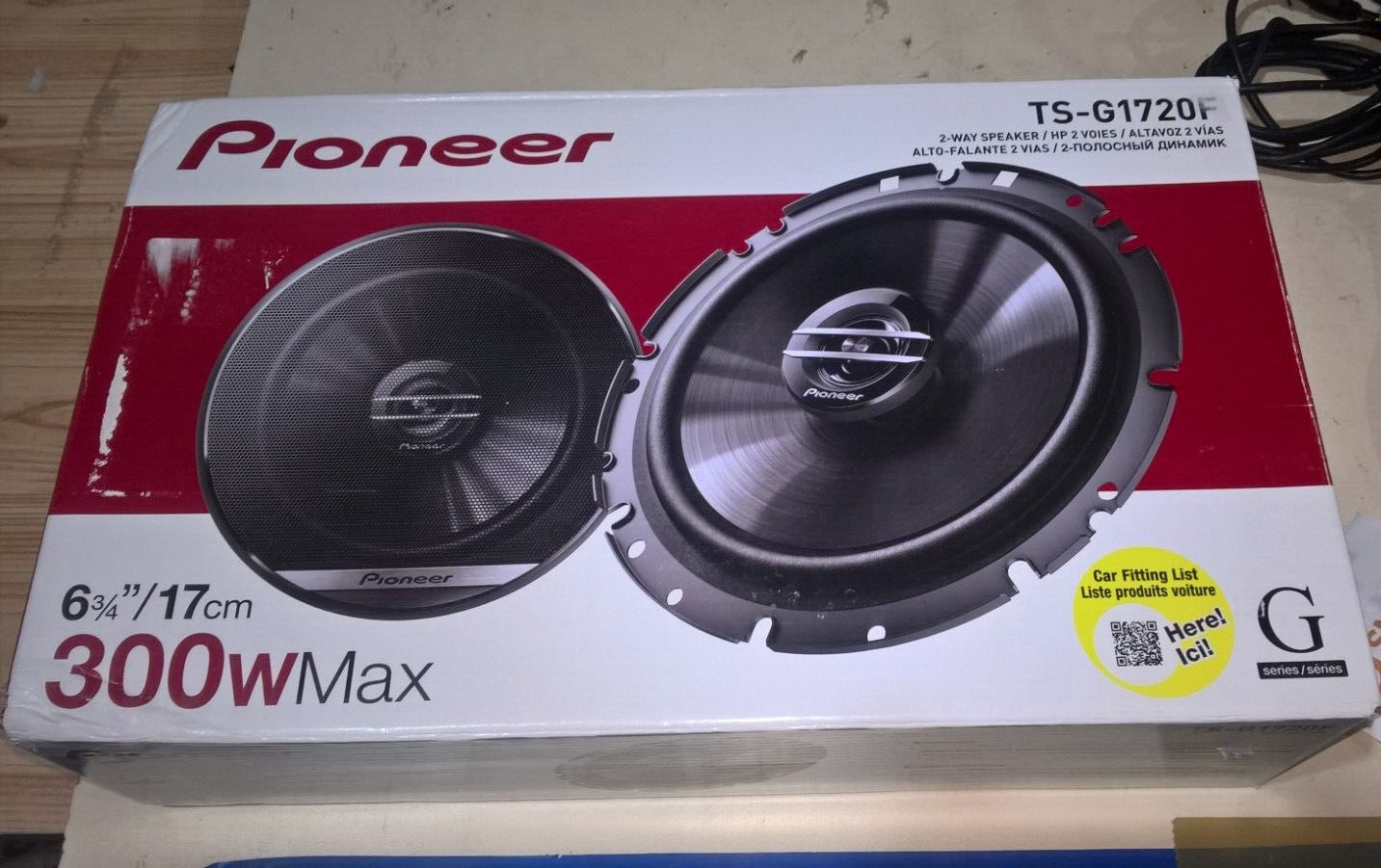 PIONEER TSG1720F 17cm 6.3/4 inch 600W Total 300w 2Way Coaxial Car
