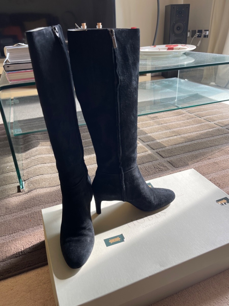 Hobbs Lizzie suede long boots UK5 UK