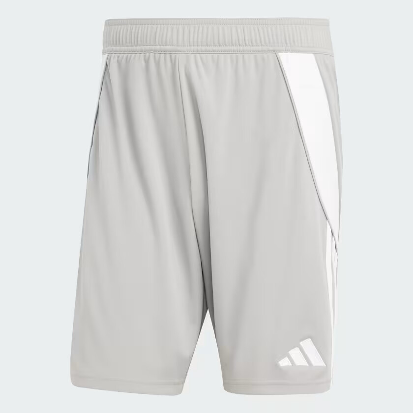 adidas Men's Mid Grey/White Tiro 24 Soccer Shorts (IS1408