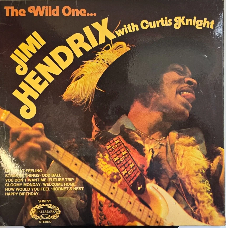 Jimi Hendrix With Curtis Knight – The Wild One  LP Album vinyl record 1972 - Image 3 of 4