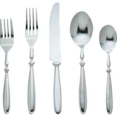 Nikita ''Bistro'' 20pc Extra Heavy Drop Forged 18/8 Stainless Steel Flatware Set