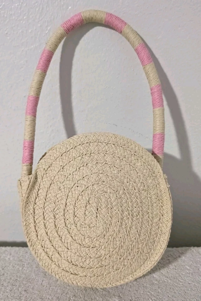 Cartera Janie and Jack Flamingo Niñas Niño Paja Playa Foto 3 de 4