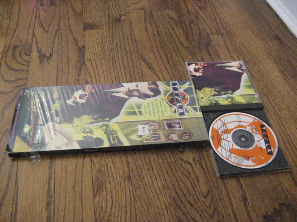 Tesla Psychotic Supper Longbox and cd-In Plastic Rare! Foto 3 de 4