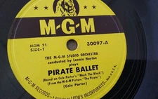 Judy Garland – 78rpm Single 10-inch MGM Records #30097 Pirate Ballet