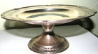 Reed & Barton 10.5"  Solid Sterling Silver Pedestal Dish - 536 grams