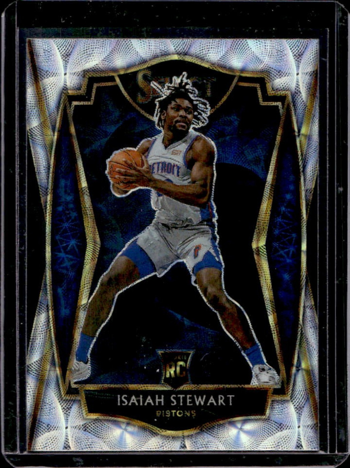2020-21 Select Isaiah Stewart RC Scope Prizms Premier Level #191 Pistons