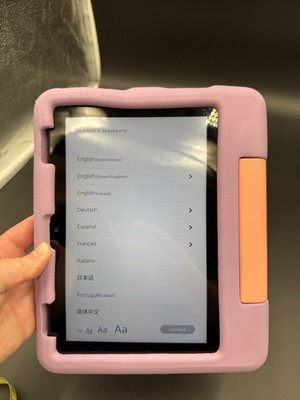 Amazon Fire HD 8 (12th Generation) Kids Tablet Pink/Purple 32 GB