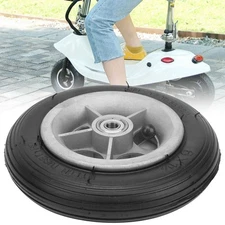 6x1 1/4 6inch Rubber Wheel WearResisting Wheel Electric Scooter Inflation Rubber