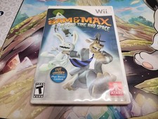 Atari Sam & Max: Beyond Time and Space Nintendo Wii Game Manual Included