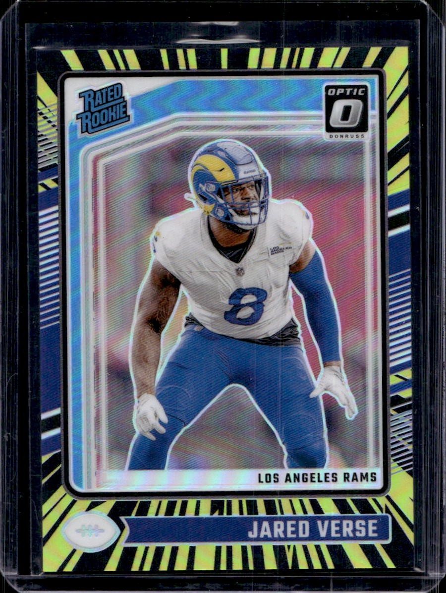 Jared Verse 2024 Donruss Optic #242 Rated Rookie Electricity /75