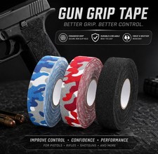 Grip Tactical Gun Tape for Adhesive Textured Customizable Fabric Many colors 