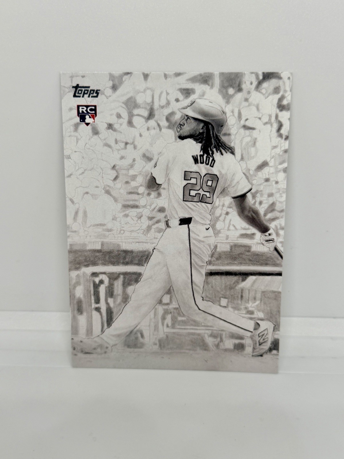 JAMES WOOD Rookie 2025 Topps Update Series Sketch Card Keegan Hall RC #KHAC-40