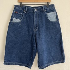 Fubu The Collection Shorts Mens 36 Denim Jean Baggy Hip Hop Y2K Cargo