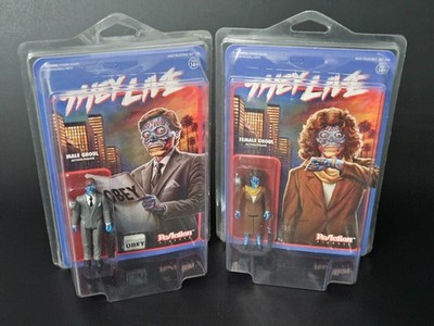 They Live: Female & Male Ghoul (2019, Super7 ReAction) 3.75'' action figures