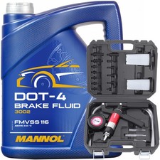 POMPA PRÓŻNIOWA ODPOWIETRZACZ HAMULCÓW NARZĘDZIE POMPA PODCIŚNIENIOWA + PŁYN HAMULCOWY DOT4