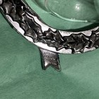 Hallmark Holiday Heirloom Ornament 1987 FIRST Lead Crystal Bell in Silver Wreath — photo 6