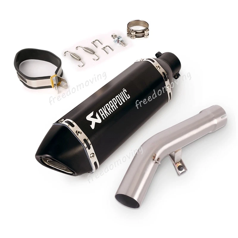 Slip On For Suzuki Bandit GSF650 GSF1250 2007-2016 Mid Exhaust Pipe Tail Muffler — 第 2/4 张图片
