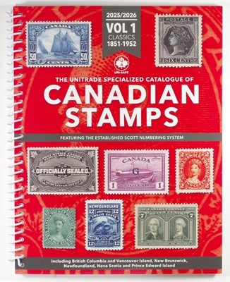 Unitrade Specialized Catalogue of Canadian Stamps 2025-2026 Brand