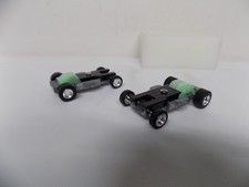 JOHNNY LIGHTNING POLAR LIGHTS - THUNDERJET 500 - LOT OF 2 - PULL BACK BASES