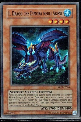 YU-GI-HO KARTE ABPF DER DRACHE, DER IN DEN ABGRÜNDEN WOHNT IT086 SUPER SELTEN UNBEGRENZT