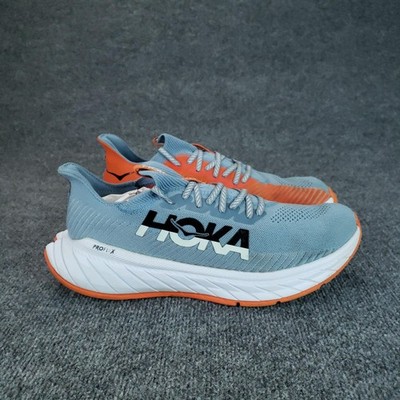 Hoka One One Carbon X 3 Shoes Mens Size 13 Blue Orange Running 1123192 MSPBL
