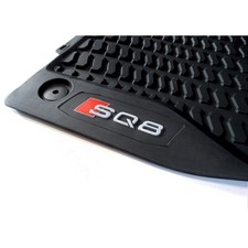 SQ8 Gummi Fußmatten Audi Q8 4M 2-teilig vorne Schwarz