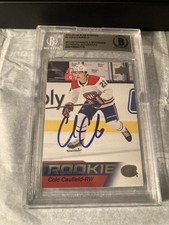 Cole Caufield 2021-22 UD Star Rookies Beckett/Fanatics Auto Hockey Card #1