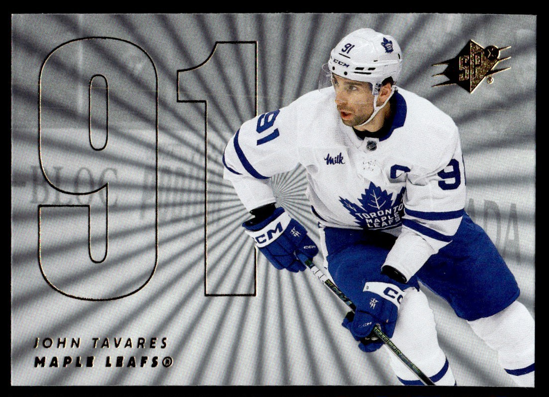 John Tavares Silver #46 2024-25 SPx Toronto Maple Leafs
