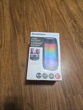 SILVER CREST Basic ENCEINTE BLUETOOTH Portable LED Colored Loud Speaker Sealed