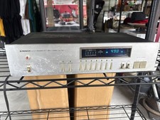 Vintage Pioneer TX-710 FM/AM Synthesized Digital Classic Silver Stereo Tuner 13