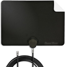 Channel Master Flatenna - Indoor Digital HDTV Antenna, 12' Coaxial Cable, Superi