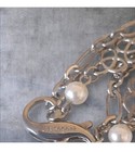 Lia Sophia Art Deco Style Vintage Fashion CZ  Signed Necklace B&W — photo 3
