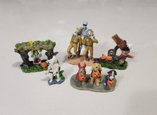 Lemax and other Miniature Resin Halloween Figurines Lot of 5 EEK