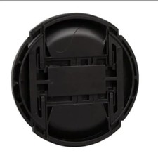 BLACK - GENERIC 82MM CENTER-PINCH LENS CAP, CAMERA LENS COVER, INCLUDES LENS