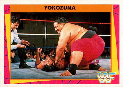 1995 WWF Merlin - Yokozuna #163 - hasbro ljn titan sports wcw