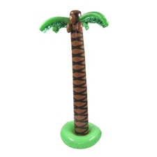 Giant Inflatable Palm Tree Swim Pool Water Float Blow Toy Prop Beach Party Decor