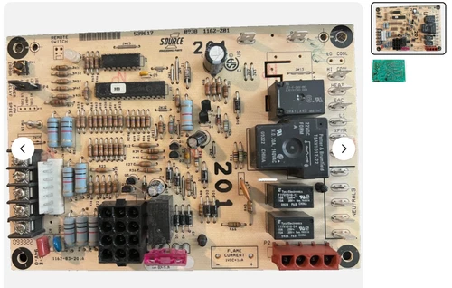 1162-201 Furnace 539617 Control Circuit Board 1162-83-201A